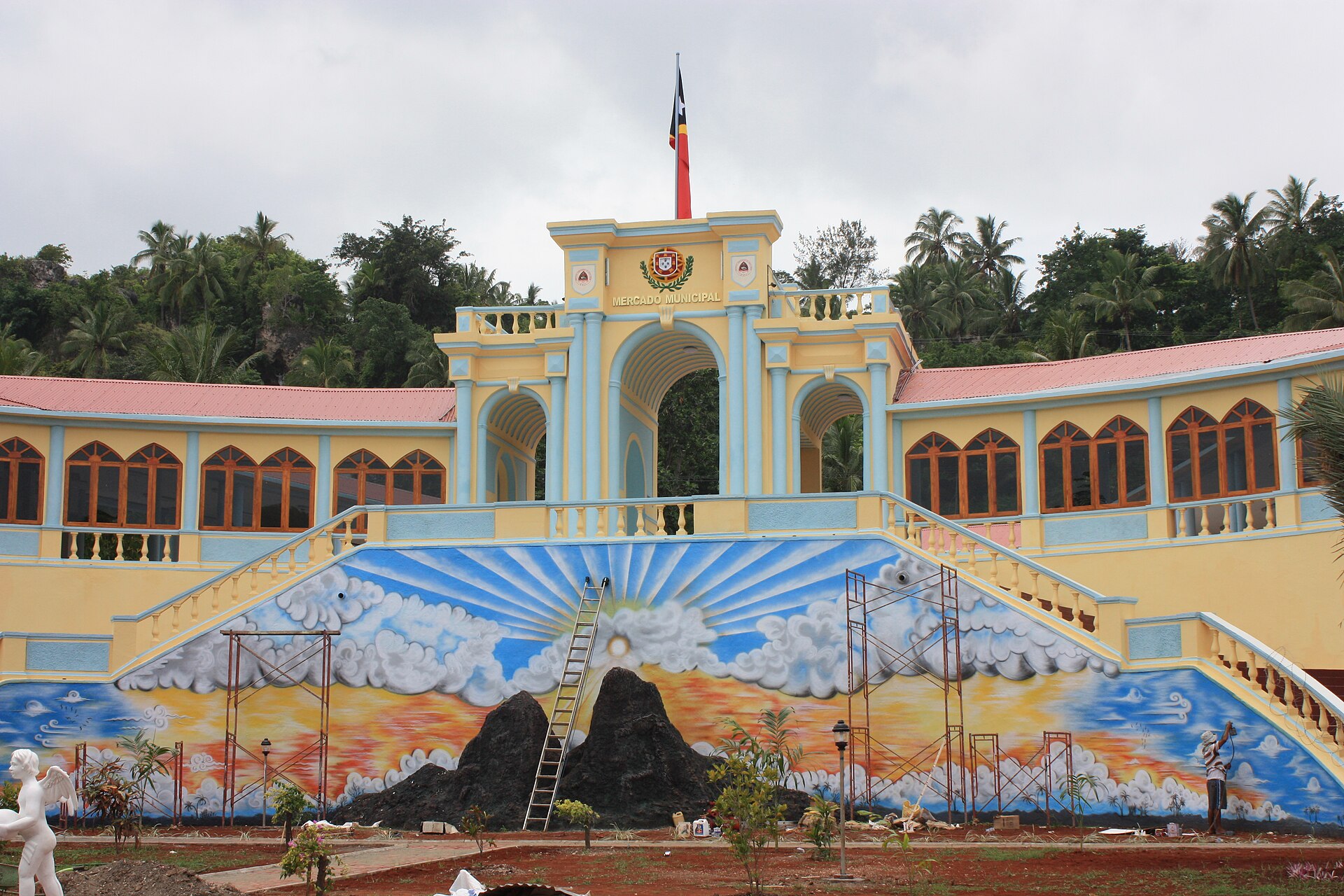 Imagem de referência relacionada a Baucau, item descrito como capital do município de Baucau, Timor-Leste