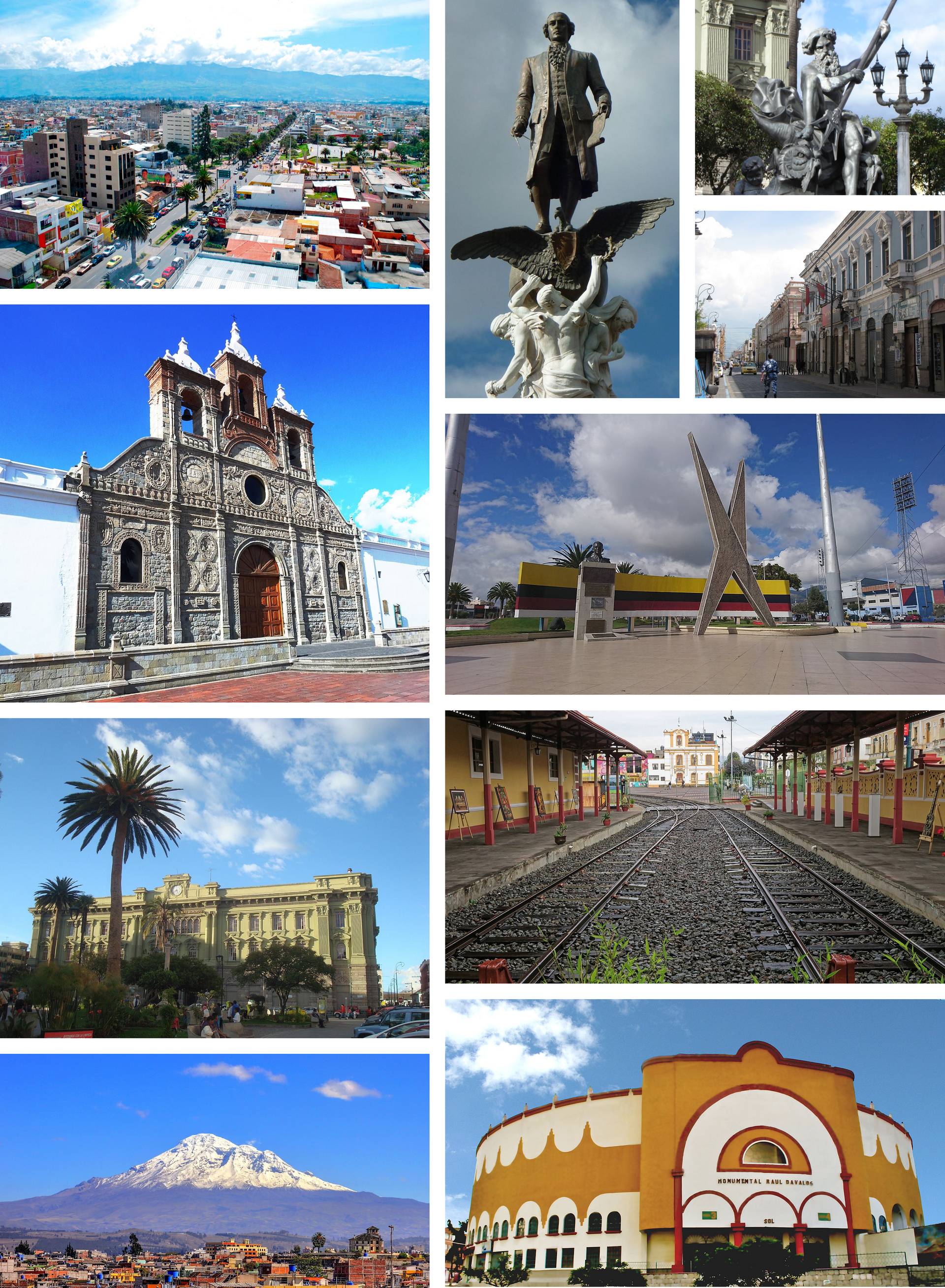 Imagem de referência relacionada a Riobamba, item descrito como capital da província de Chimboraço, Equador
