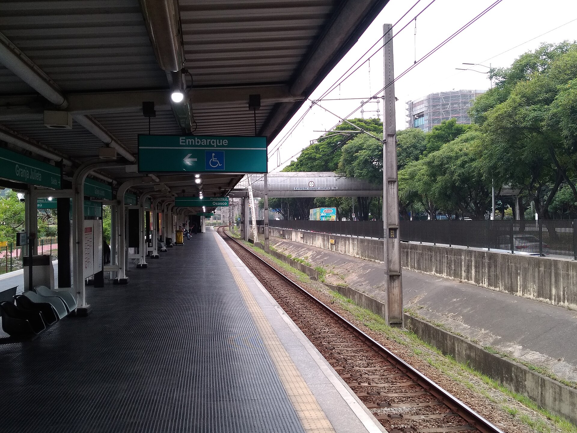 Imagem de referência de Estação Granja Julieta, descrito nos dados abertos como estação ferroviária no município de São Paulo, Brasil