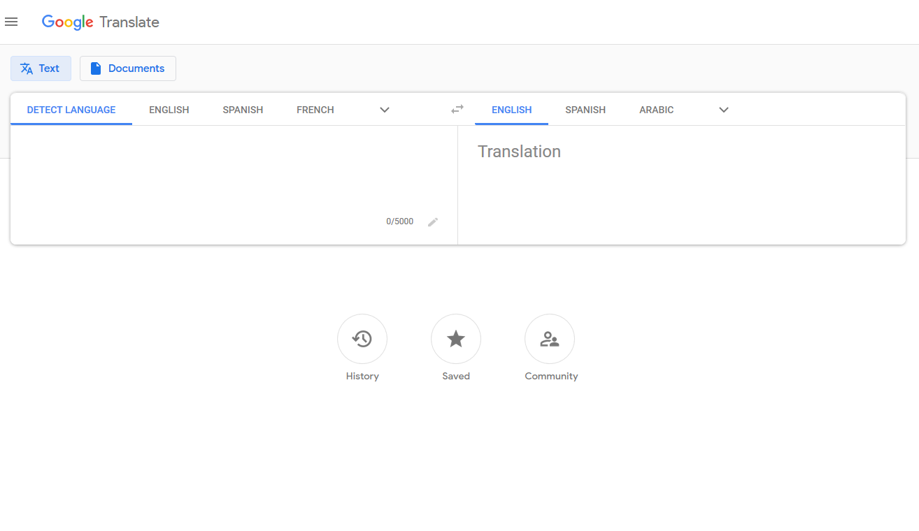 Imagem de referência relacionada a Google Tradutor, item descrito como ferramenta digital de tradução desenvolvida pela empresa Google