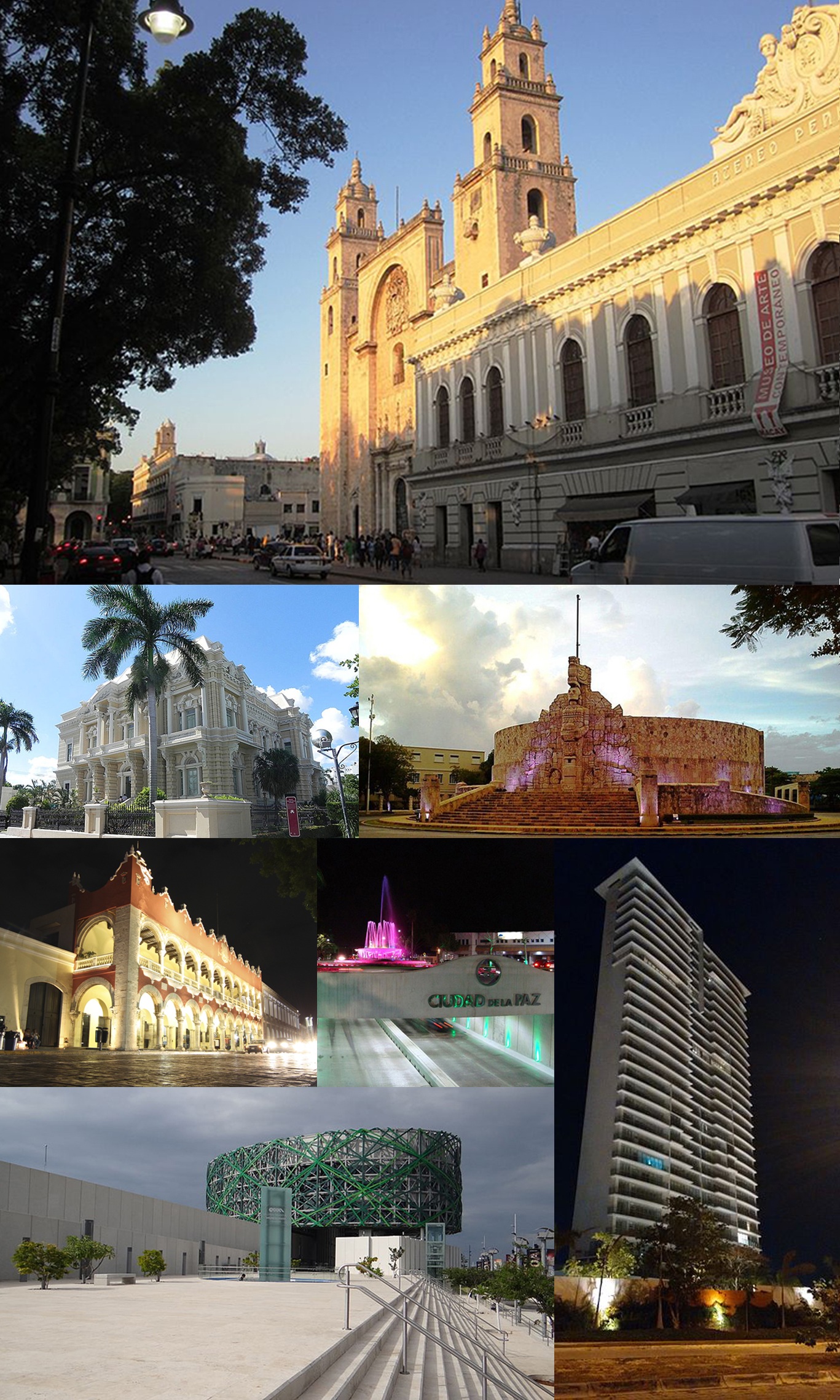 Imagem de referência relacionada a Mérida, item descrito como capital do estado de Iucatã, México