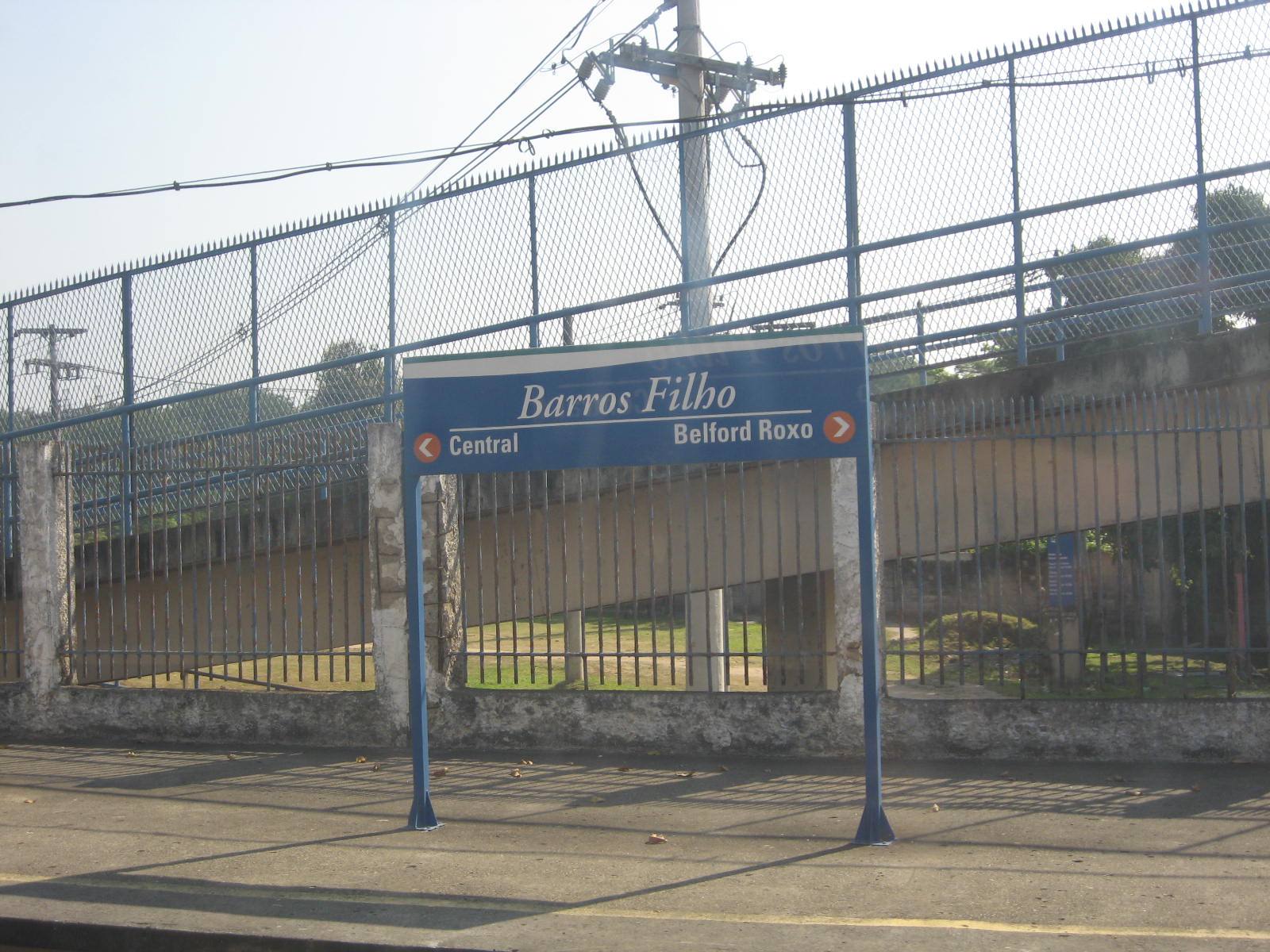 Imagem de referência de Estação Barros Filho, descrito nos dados abertos como estação da SuperVia, Rio de Janeiro, Brasil