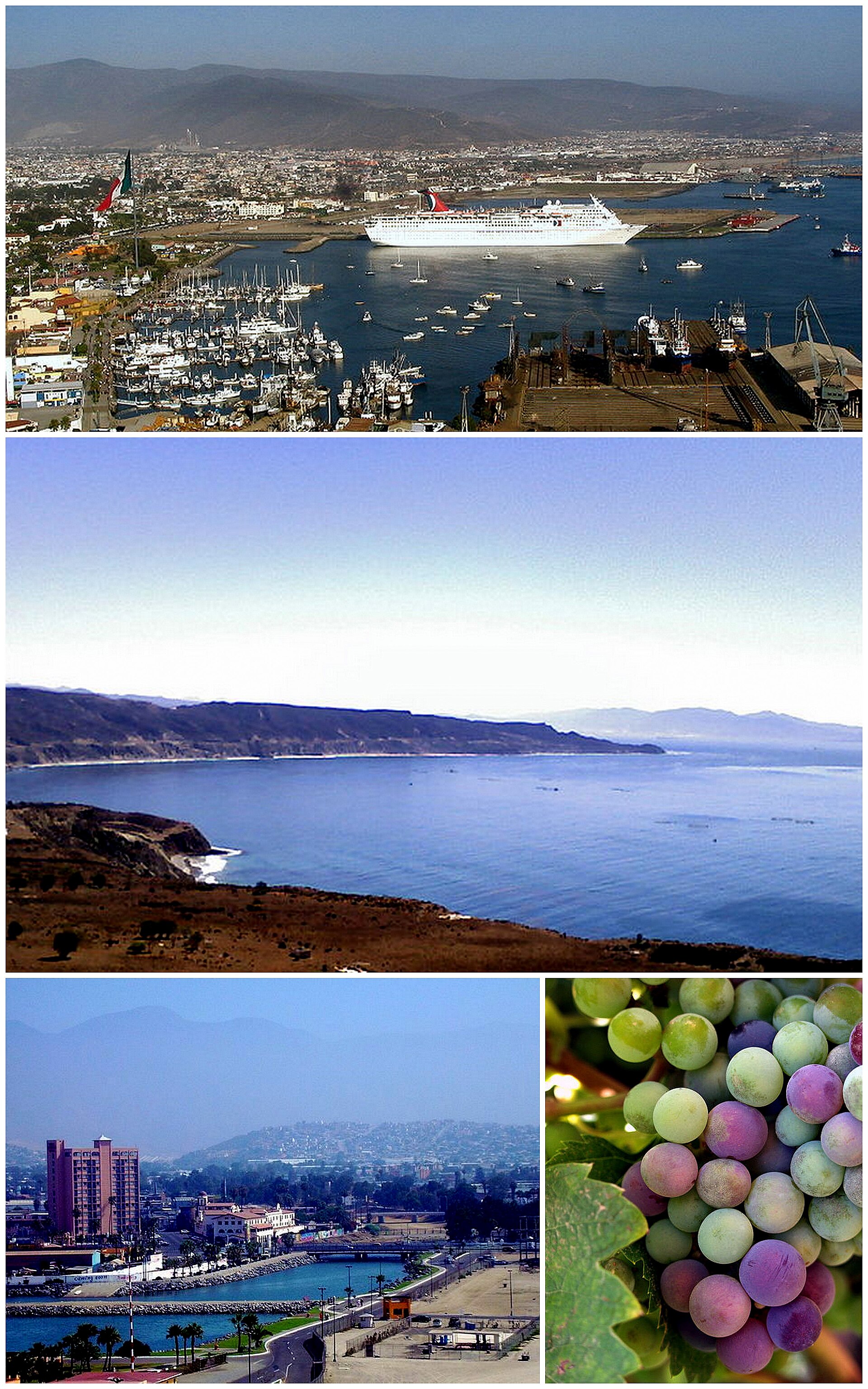 Imagem de referência relacionada a Ensenada, item descrito como cidade no México