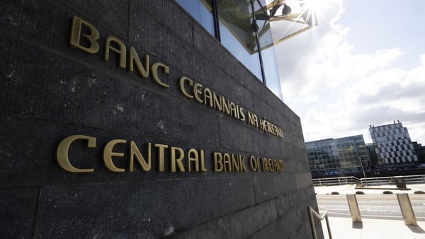 Photo Shows the exterior of the Central Bank in Dublin