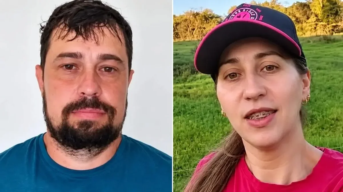 homem de barba ao lado de mulher de boné
