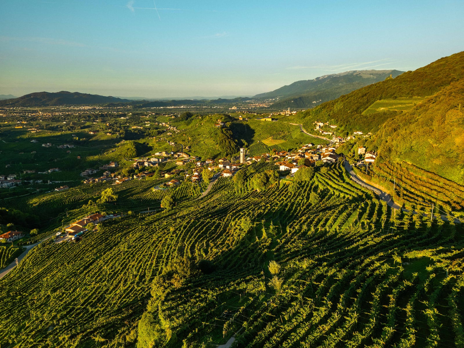 Território Valdobbiadene, Vêneto, Itália Material fotográfico cedido pela vinícola Ruggeri