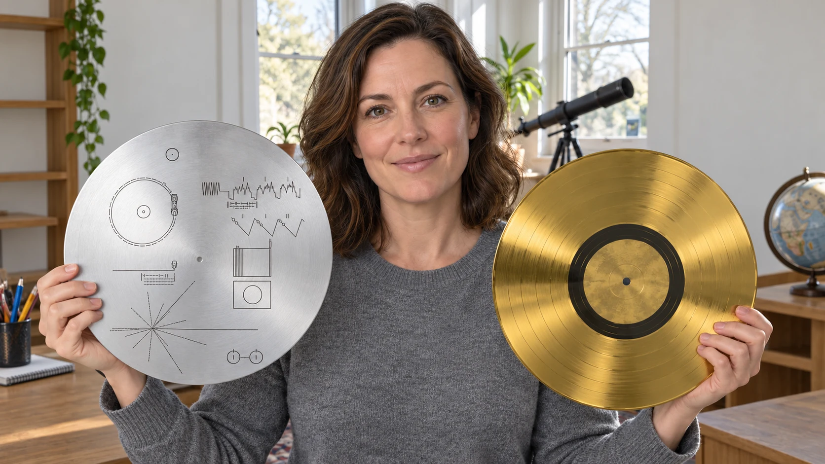 Quem um dia encontrar o Disco de Ouro das Voyager, no espaço desde 1977, vai achar na capa um mapa de 14 pulsares e uma amostra de urânio-238 que serve de relógio