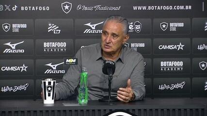 Tite admite sufoco em vitória magra do Botafogo e justifica: "Equipe nova"